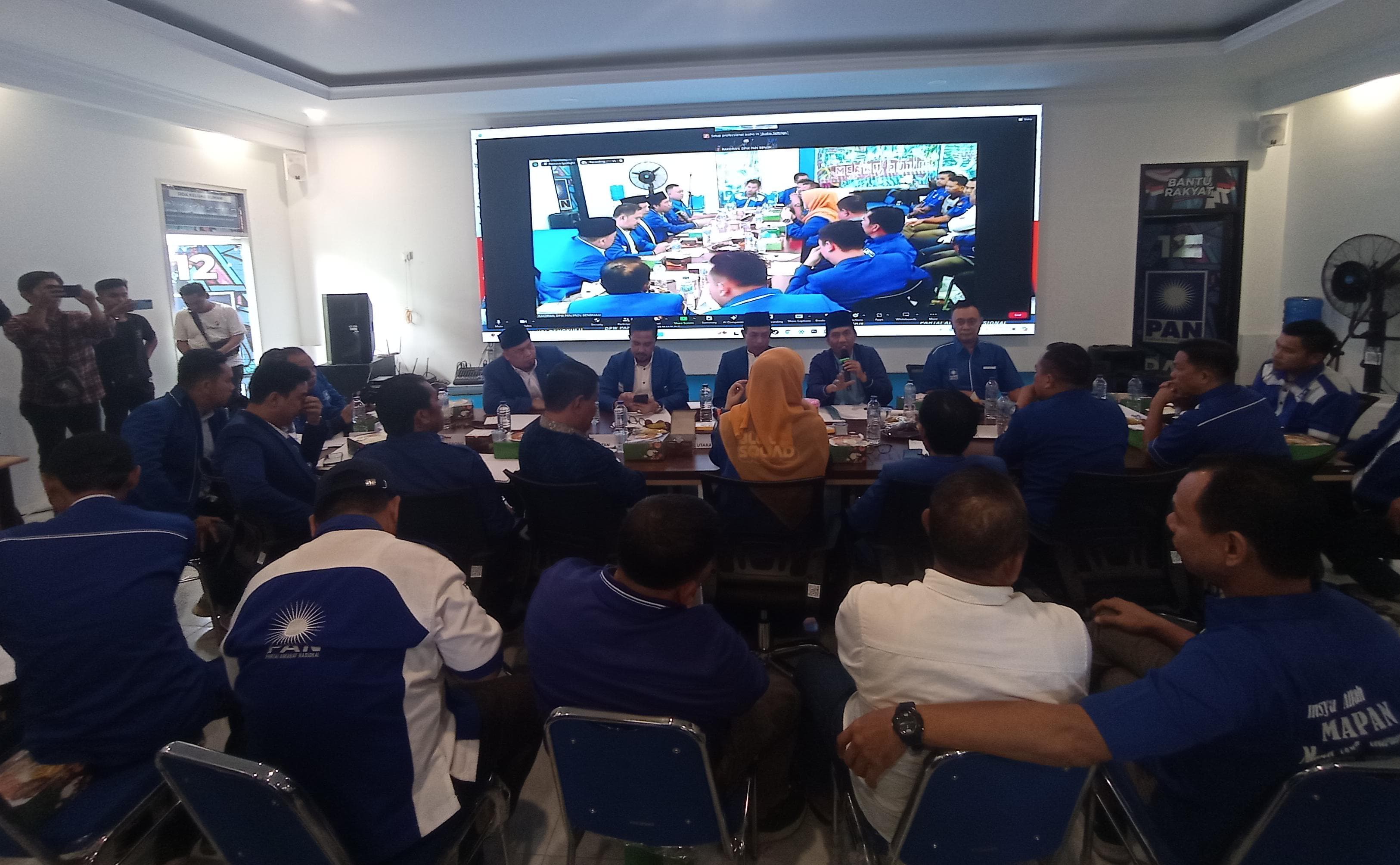 Hasil Rakorwil PAN Bengkulu, Helmi Hasan Rekomendasi Terbanyak Maju Pilgub Bengkulu 2024