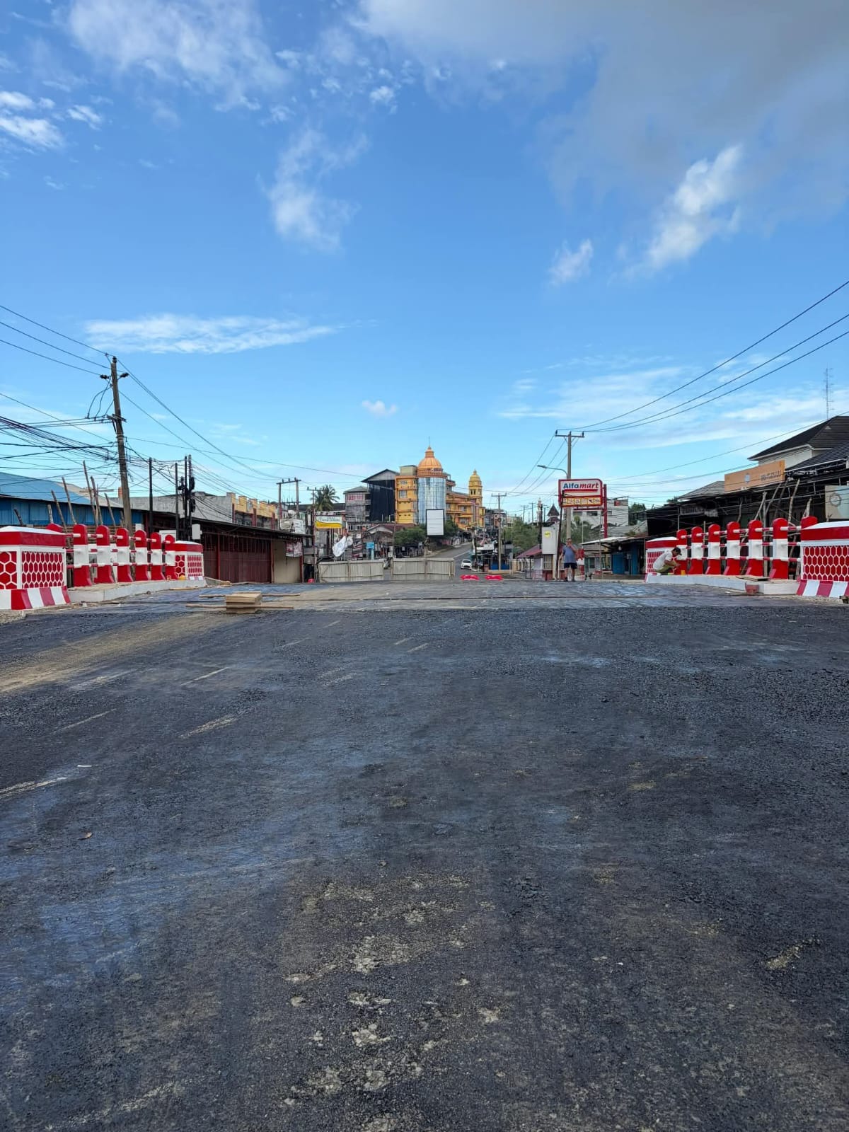 Siap Diresmikan, Jembatan Kebun Tebeng Resmi Bernama Jembatan Air Cukung Patil