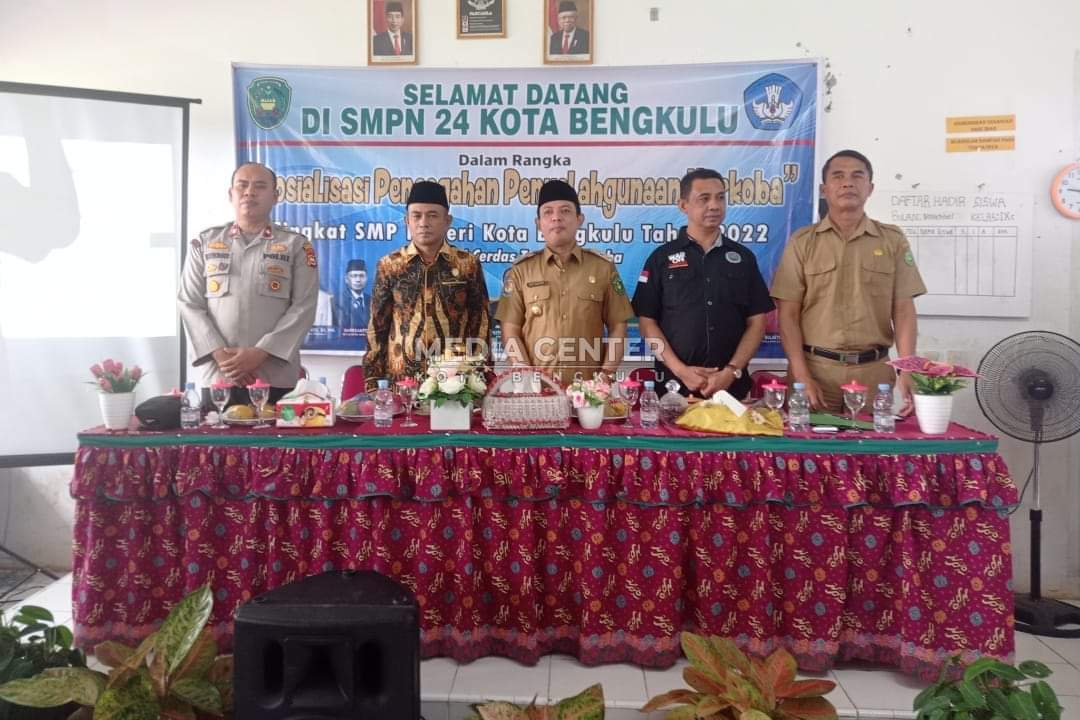 Pemkot Bengkulu dan BNN Beri Muatan Bahaya Narkoba ke SMPN 24