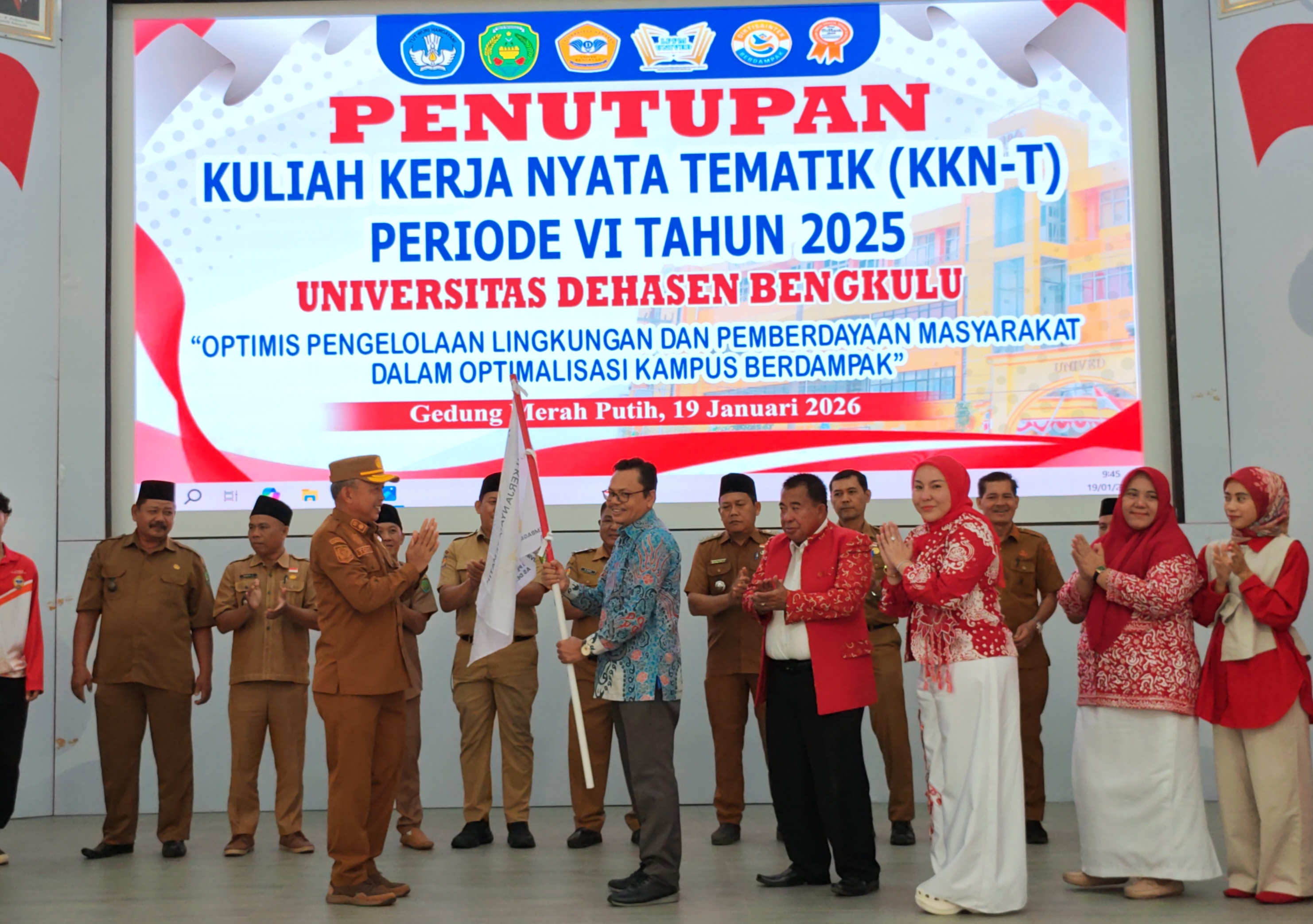 KKN Tematik Periode VI Universitas Dehasen Secara Resmi Ditutup