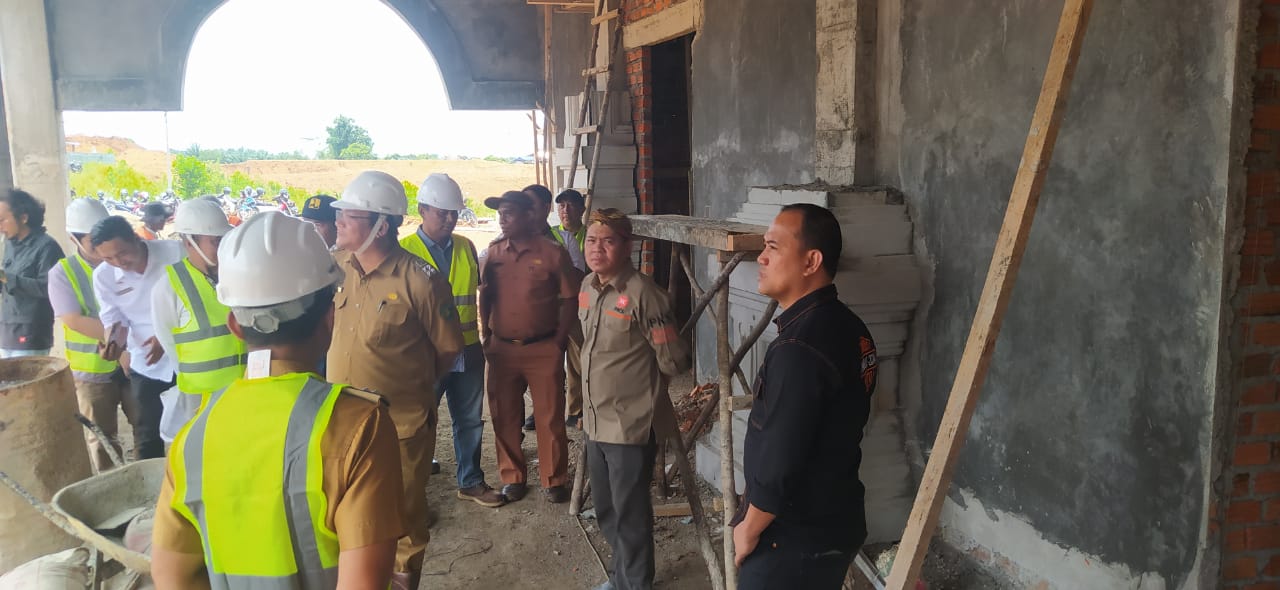 DPRD Kota Bengkulu Sidak Proyek Pembangunan Balai Kota