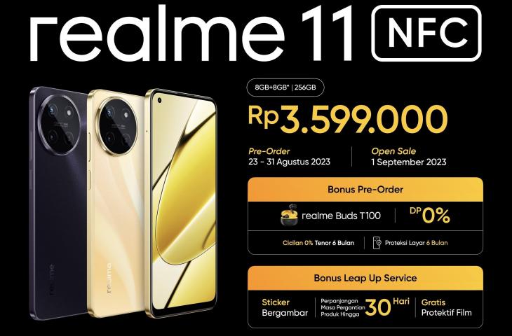 Dibekali Kamera 108 MP dan Layar AMOLED, Realme 11 Dibanderol Rp 3 Jutaan