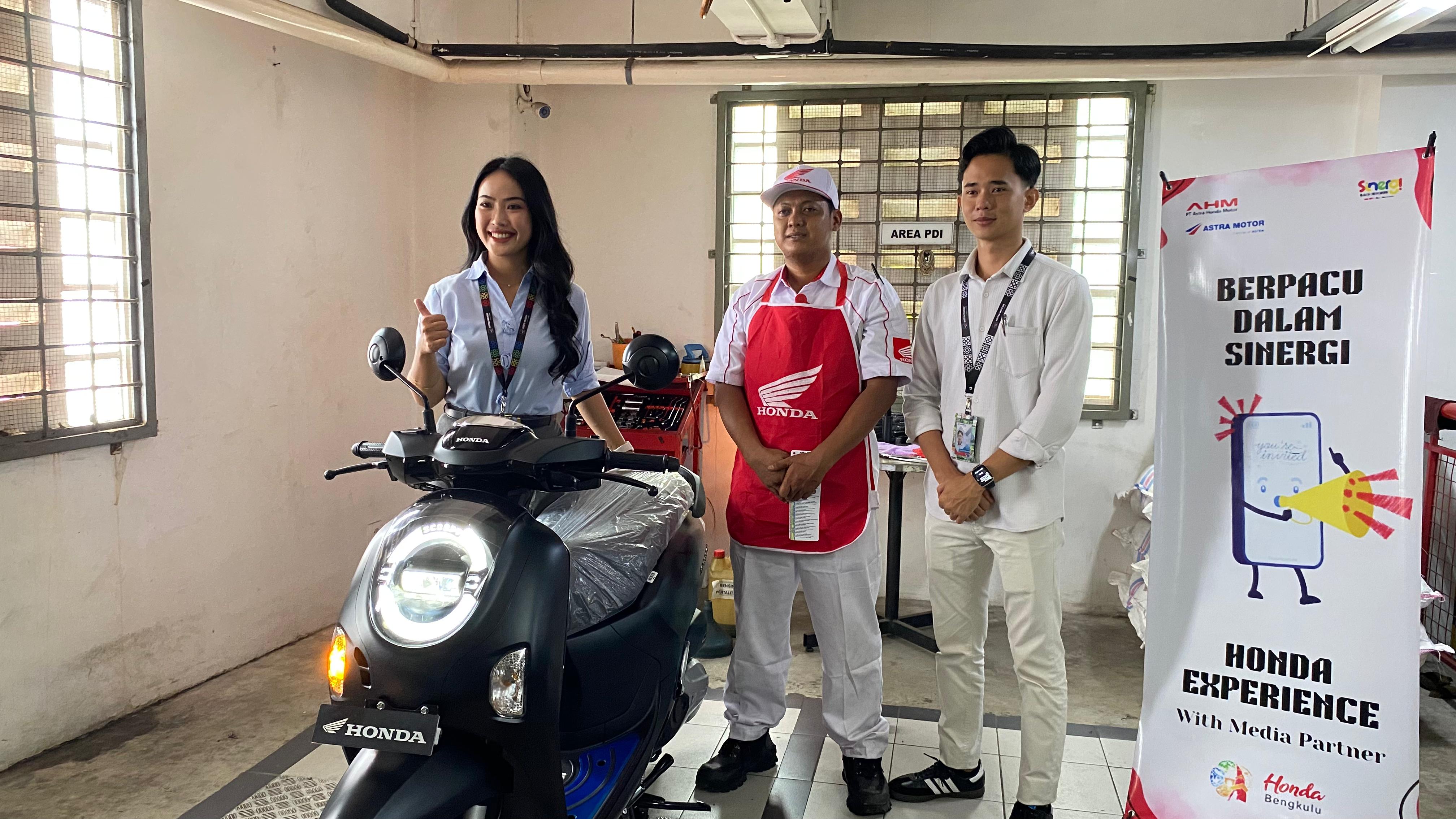 Jaminan Aman dan Nyaman, Seluruh Motor Honda di Astra Motor Bengkulu Wajib Lewati PDI