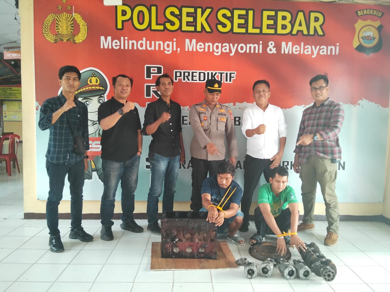 Diduga Gelapkan Barang Bengkel Rp25 Juta, Dua Mekanik Diamankan Polisi