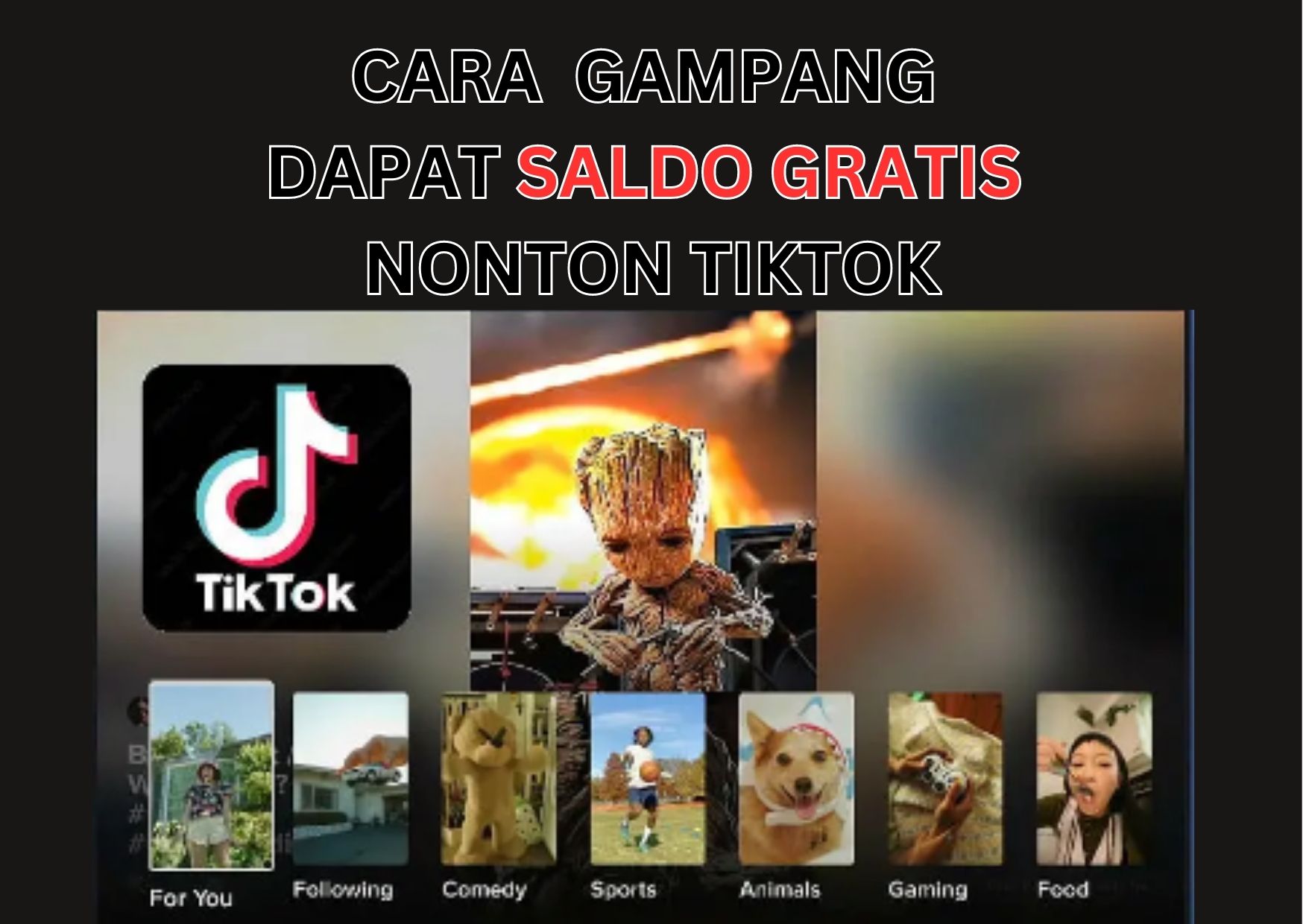 Cara Gampang Dapat Saldo Gratis Rp350.000 dari Nonton TikTok! Yuk Cobain