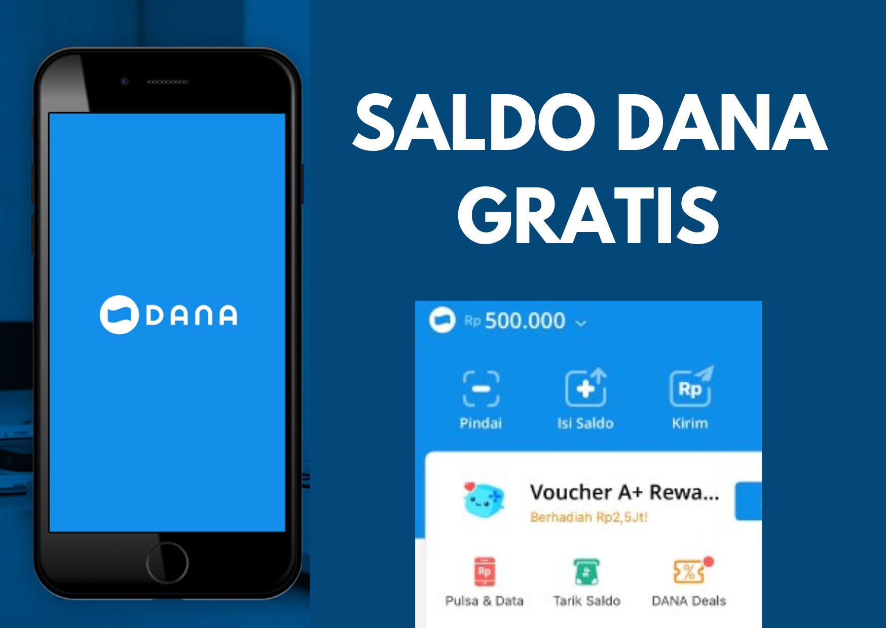 Tanpa Modal! Langsung Cair ke Dompet Digital Saldo DANA Gratis Rp500.000, Begini Caranya 