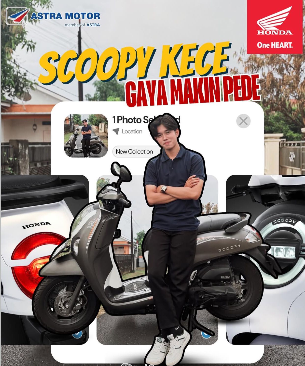 Scoopy Kece, Gaya Makin Pede! Bukan Cuma Motor, Ini Fashion Statement Kamu!