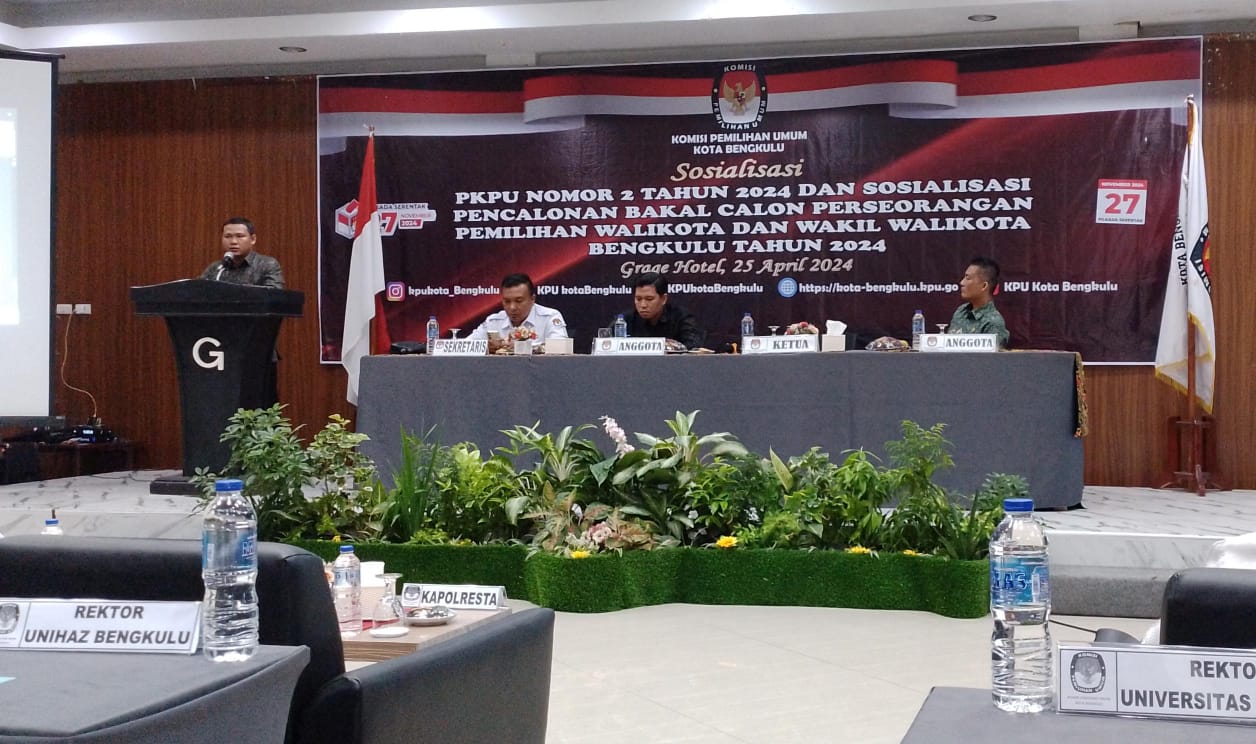 KPU Kota Bengkulu Sosialisasikan PKPU Nomor 2 Tahun 2024 dan Pencalonan Perseorangan 