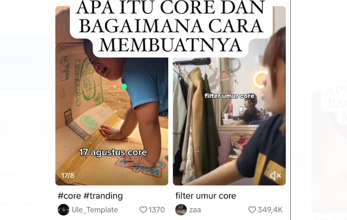 Heboh Tren Core di Media Sosial, Ini Arti dan Cara Membuat Konten Core 