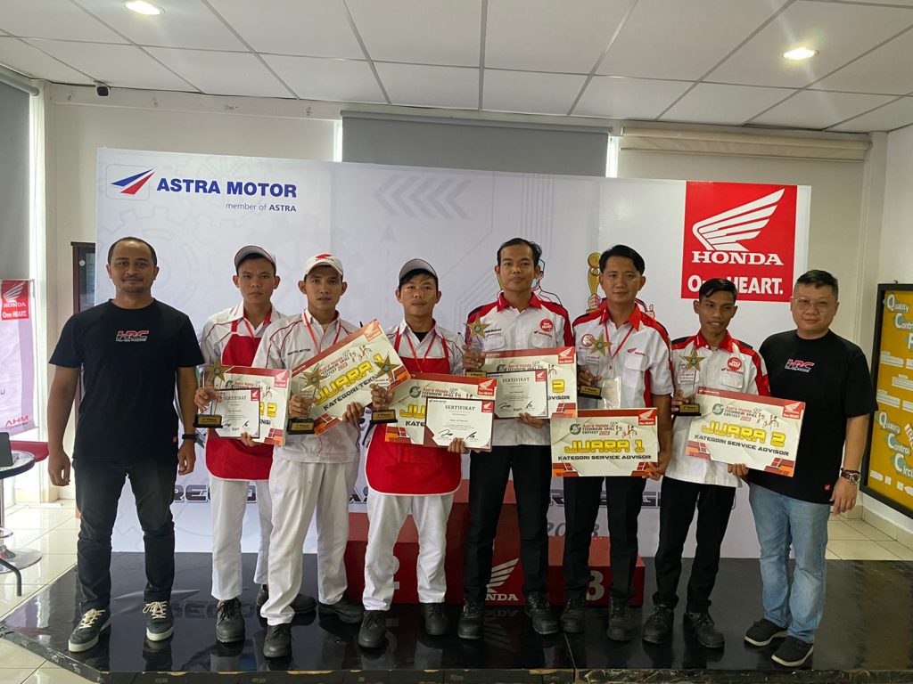 Astra Honda Motor Mengadakan Astra Honda Technical Skill Contest 2023 Region Bengkulu, Berikut Nama Pemenang