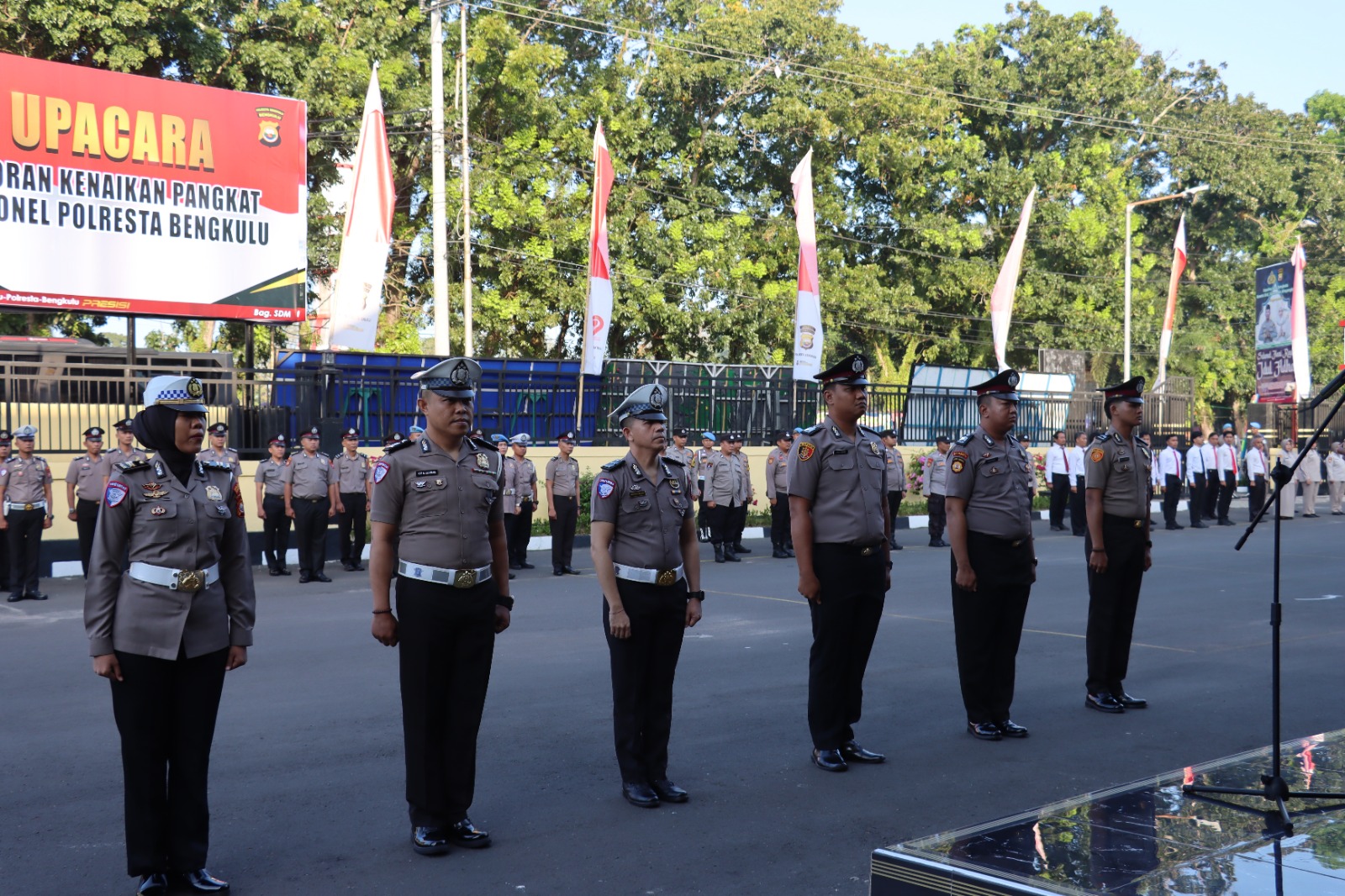 Momen Hari Bhayangkara ke-79, 27 Personel Polresta Bengkulu Resmi Naik Pangkat