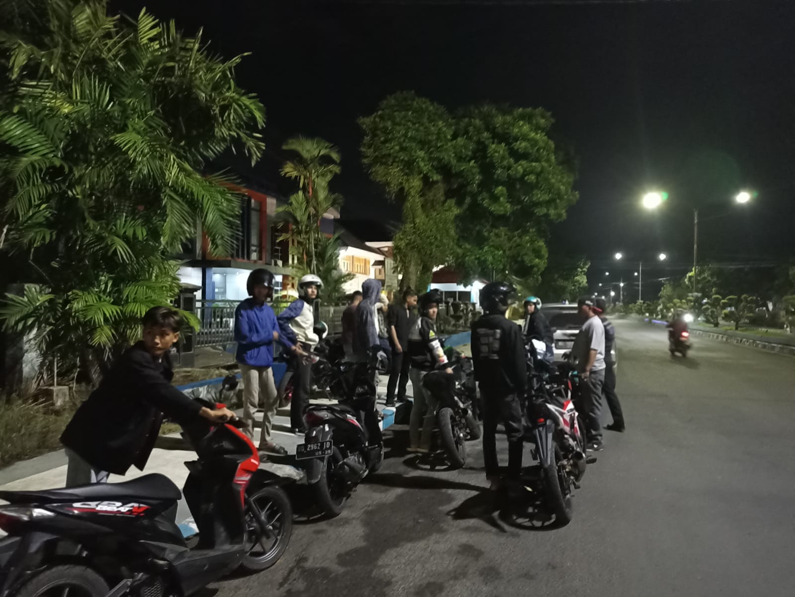Bubarkan Balap Liar di Bengkulu, Puluhan Motor Diangkut Polisi