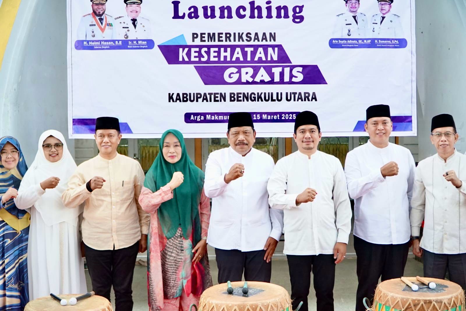 Wagub Mian Launching Program Kesehatan Gratis Untuk Masyarakat Bengkulu Utara