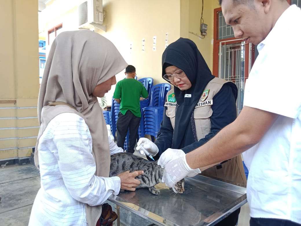 Peringati Hari Rabies Sedunia, Pemprov Bengkulu Gelar Vaksinasi dan Pemeriksaan Kesehatan Hewan