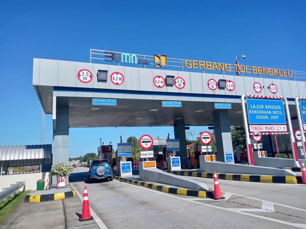 Libur Nasional Dongkrak Trafik Tol Bengkulu–Taba Penanjung Hingga 25,66 Persen