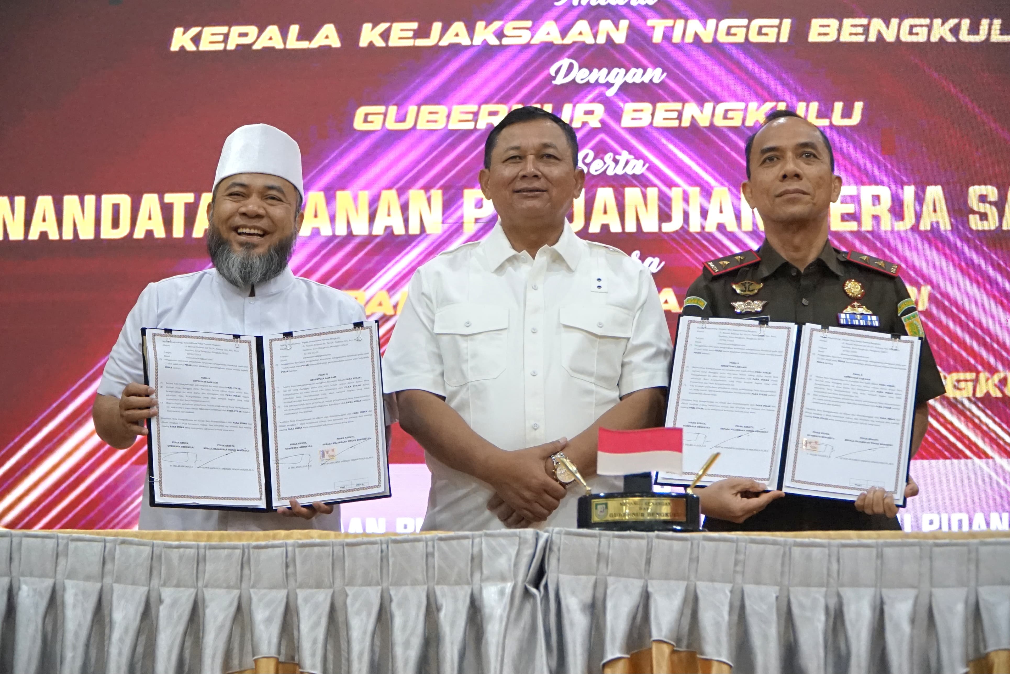 Teken MoU, Kejati dan Pemprov Bengkulu Perkuat Keadilan Restoratif Justice 