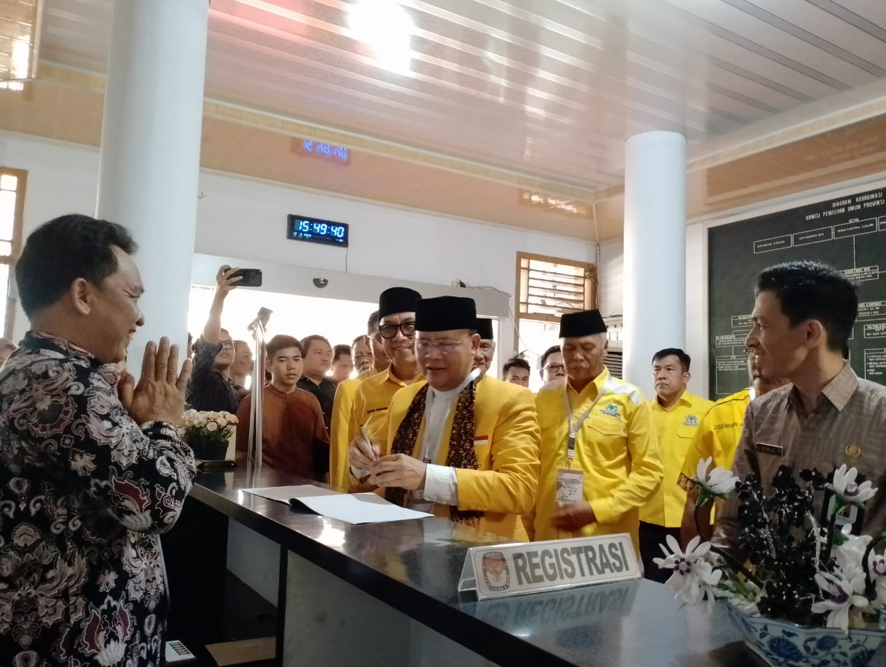 Selain Caleg Aktif, Partai Golkar Provinsi Bengkulu Juga Daftarkan Caleg Wajah Baru di  Pemilu 2024
