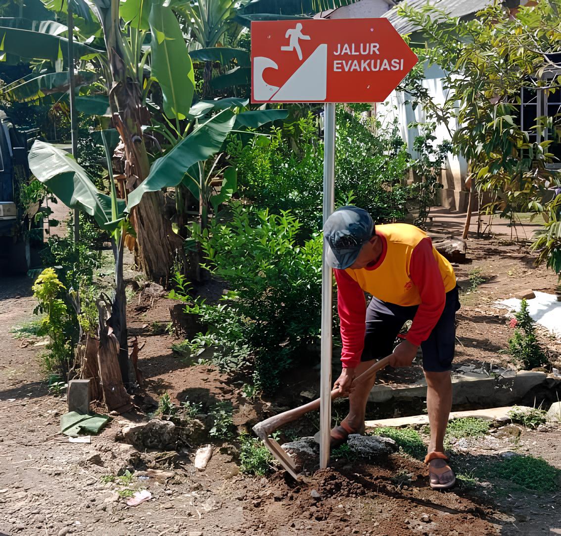 BPBD Kota Bengkulu Tambah 75 Rambu Evakuasi Bencana dan Sirine Tsunami di 2025