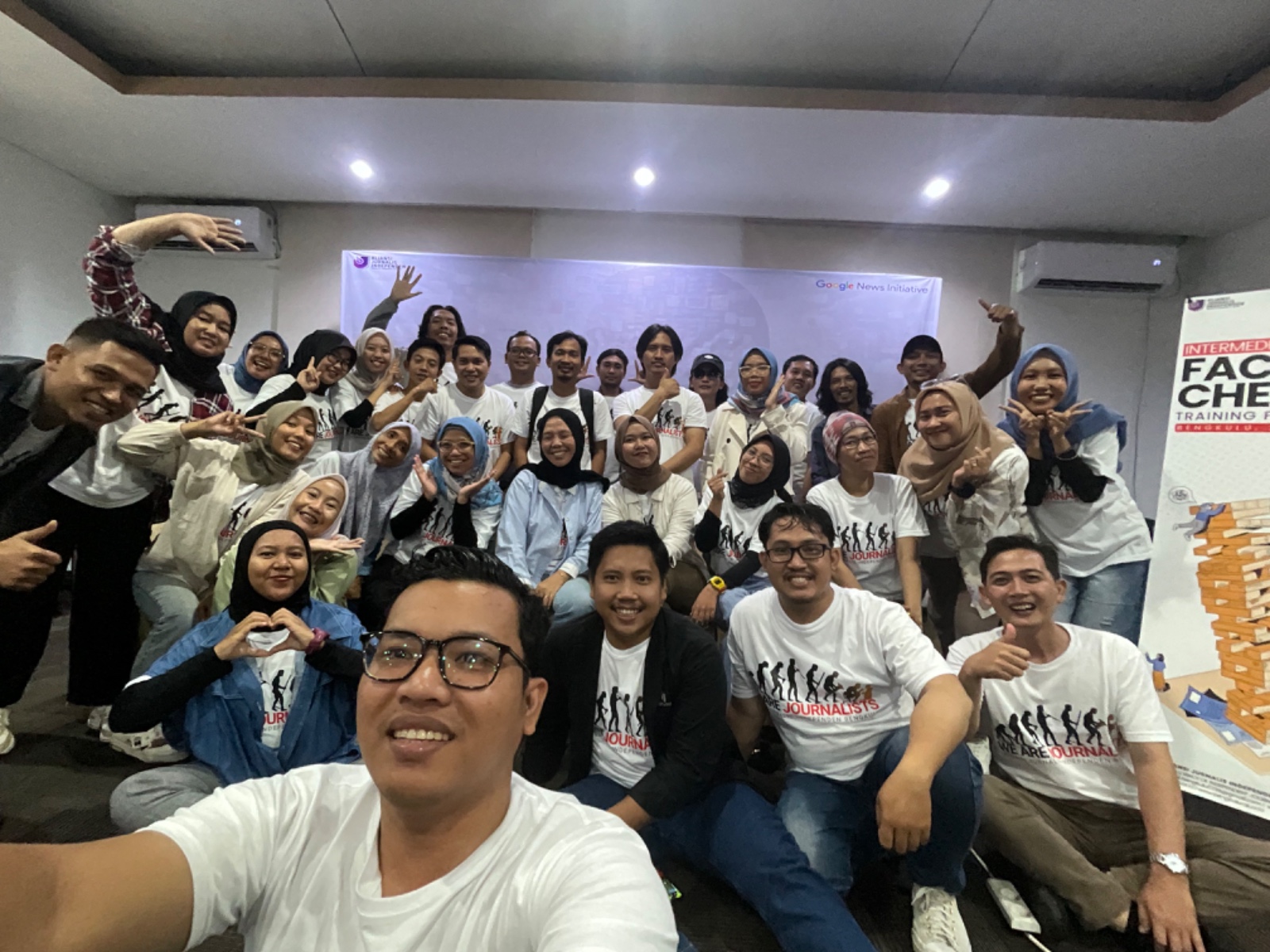 Hadapi Kekacauan Informasi,  Jurnalis di Bengkulu Ikuti Intermediate Fact Checking Training 