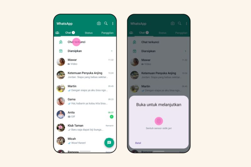 WhatsApp Hadirkan Fitur 'Chat Lock' untuk Sembunyikan Pesan Rahasia