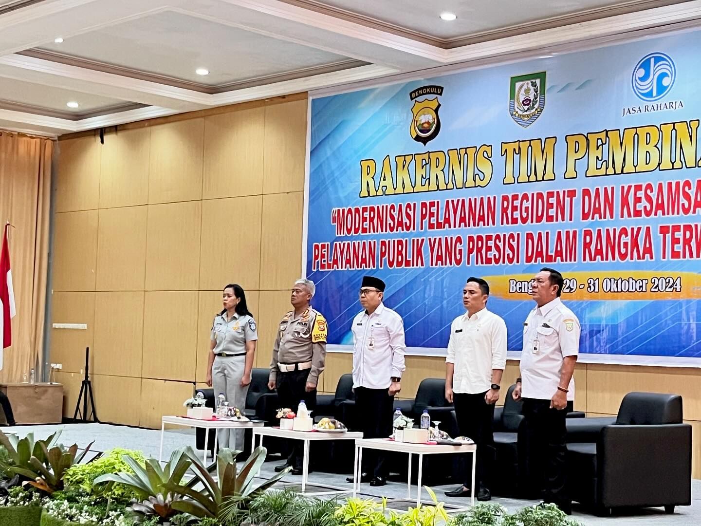 Rakernas Tim Pembina Samsat Bengkulu Bahas Modernisasi Pelayanan Publik yang Responsif