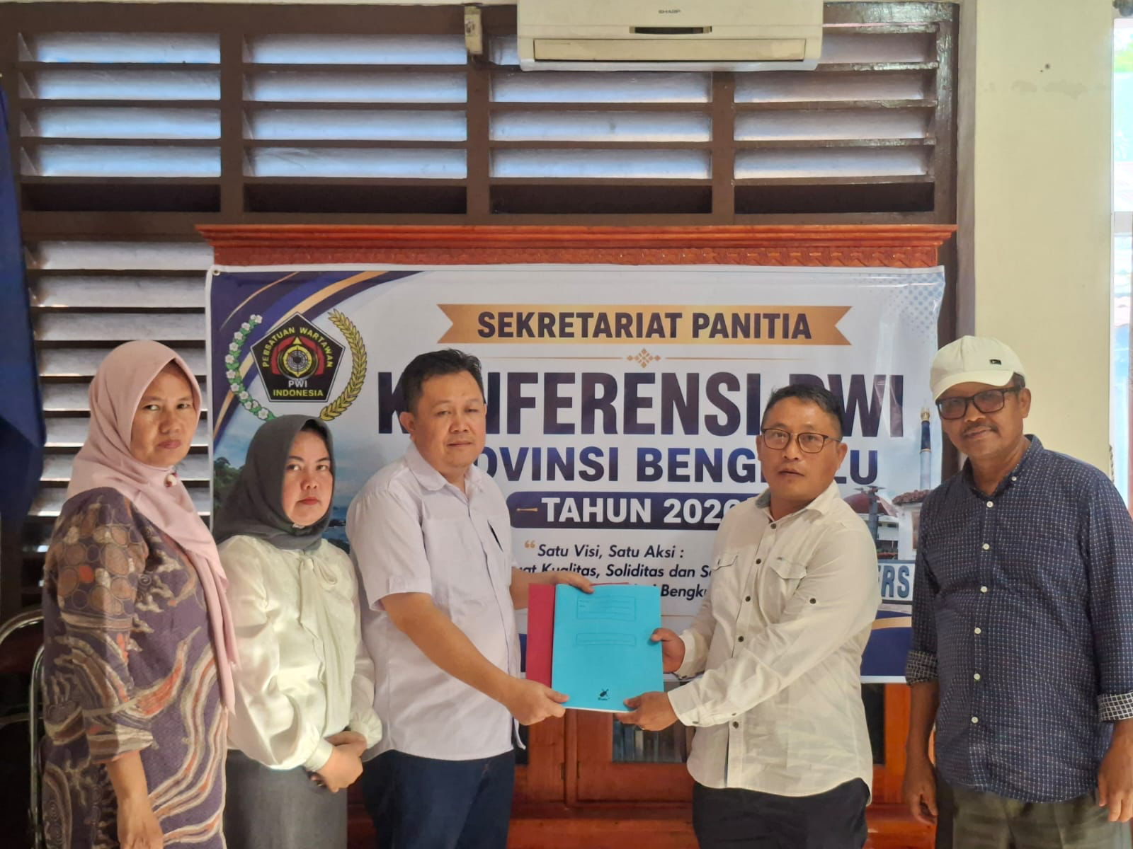 Marsal Abadi Resmi Daftar Balon Ketua PWI Provinsi Bengkulu, Sukatno Balon DK