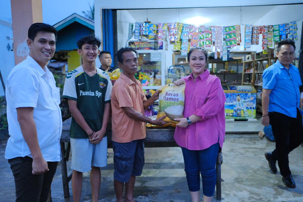 Elisa Ermasari, Balon DPD RI; Bantu Korban Banjir di Kota Bengkulu