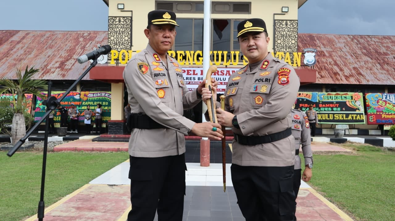AKBP Aron Sebastian Resmi Pimpin Polres Bengkulu Selatan