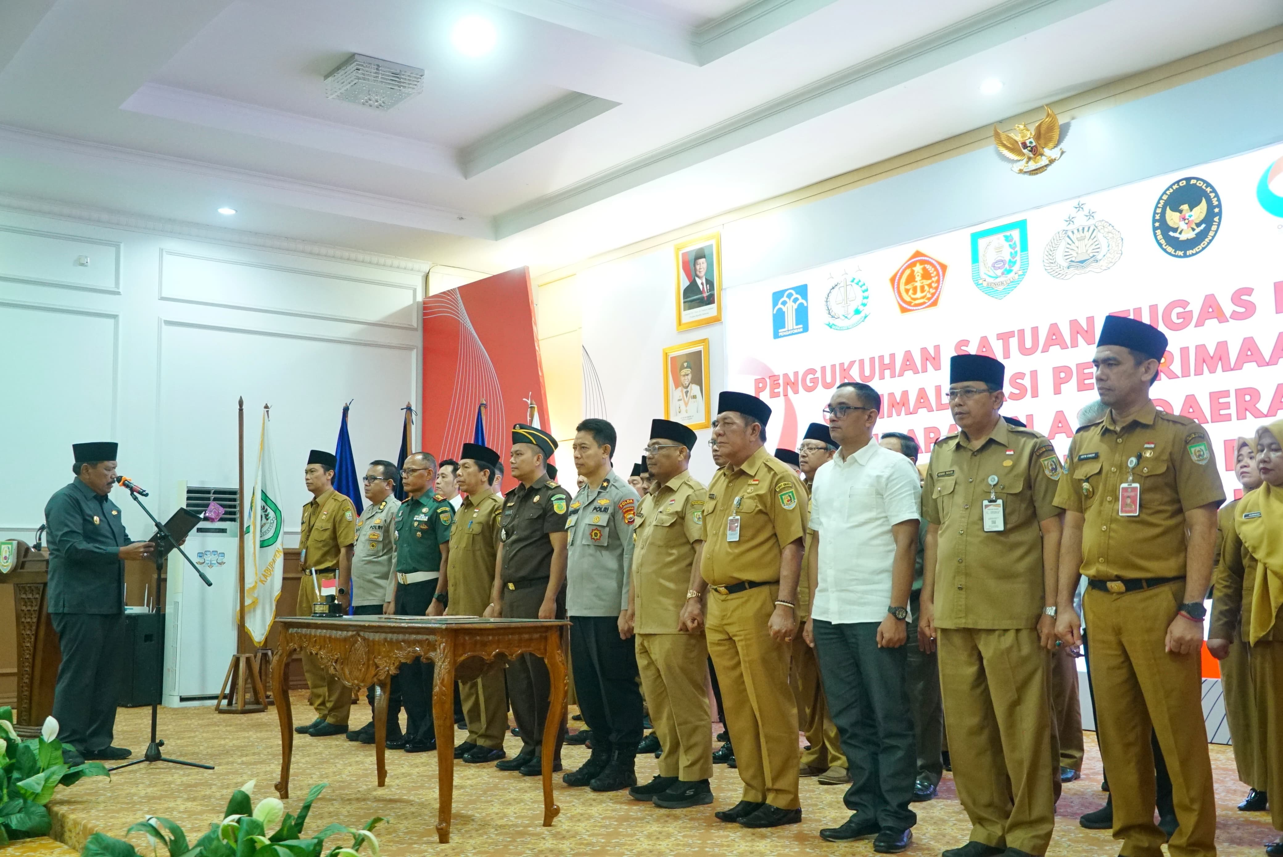 Satgas Optimalisasi PAD Dikukuhkan, Gubernur Helmi: Optimis PAD Provinsi Bengkulu Meningkat