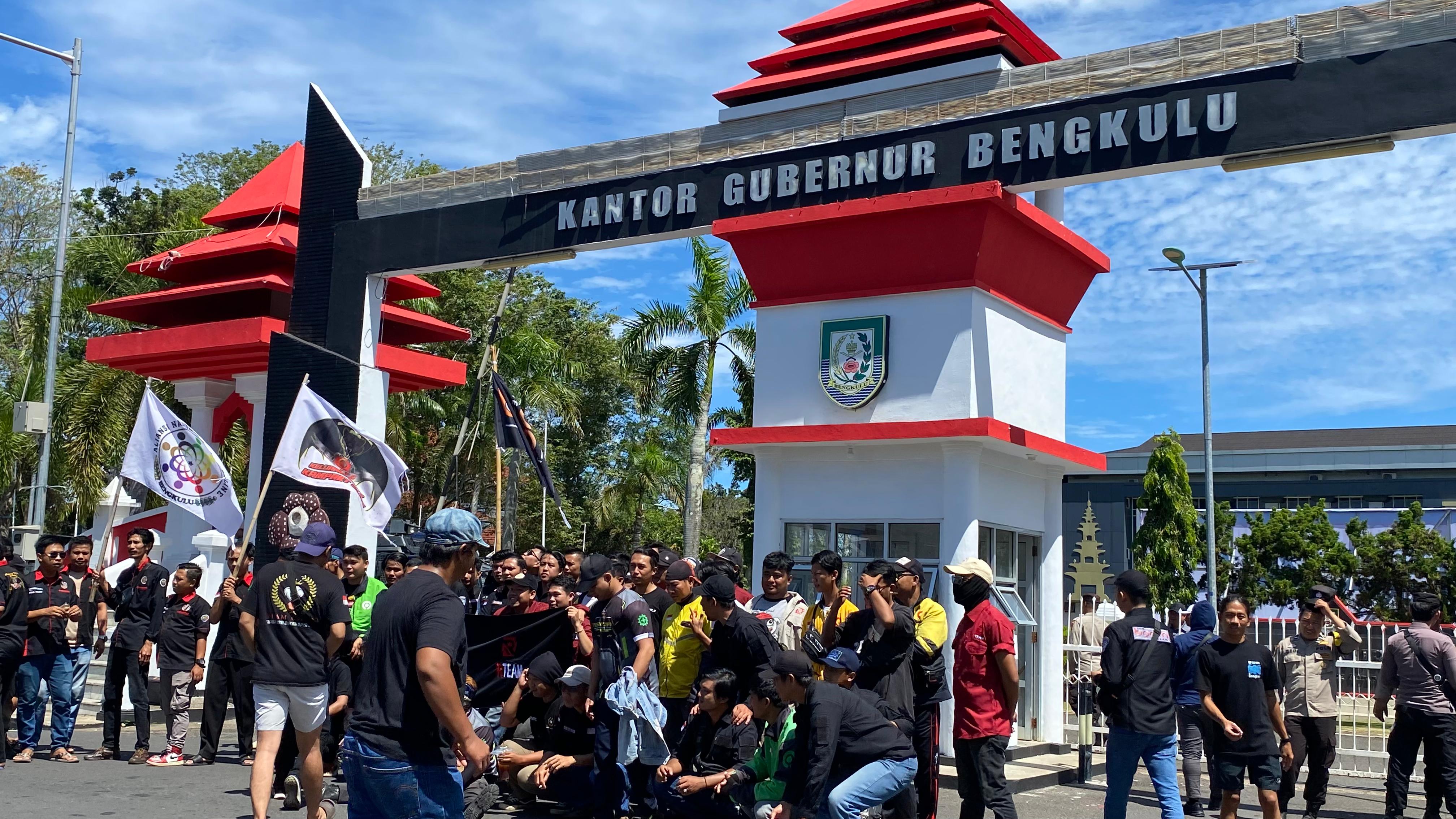 Driver Online Bengkulu Gelar Aksi Solidaritas, Tuntut Keadilan Tarif dan Sistem Aplikasi