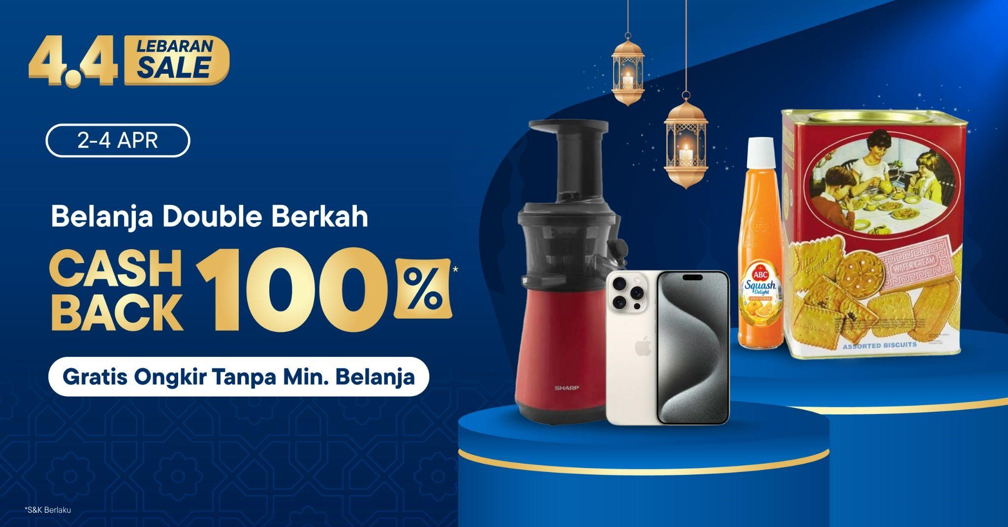 Berbagi Berkah dan Hadiah di Bulan Ramadhan dengan Promo 4.4 Sale dari Blibli