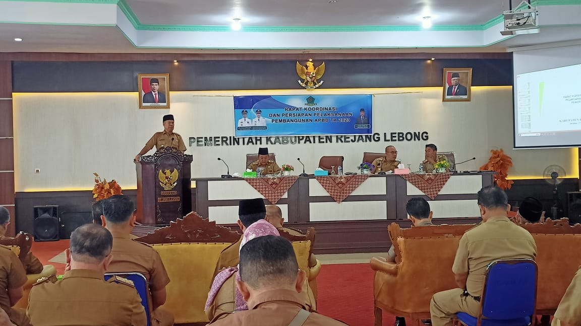 Bupati Rejang Lebong Warning OPD, Syamsul: Percepat Serap Anggaran Tahun 2023