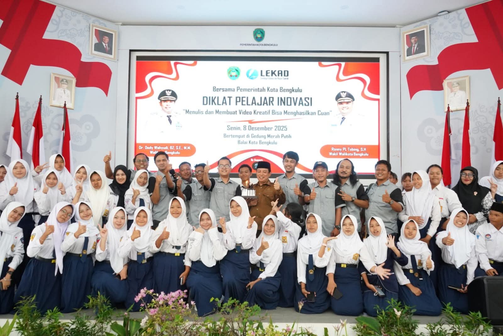 LEKAD Gelar Diklat Pelajar Inovasi, Ajarkan Cara Menulis dan Membuat Video Kreatif yang Bernilai Cuan