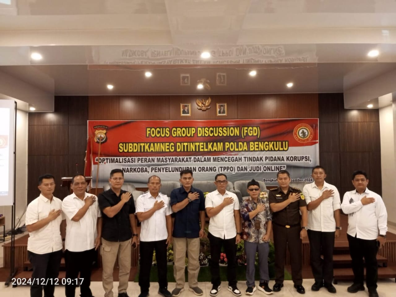 Optimalisasi Peran Masyarakat, Polda Bengkulu Gelar FGD Pencegahan Tipikor, Narkoba dan TPPO