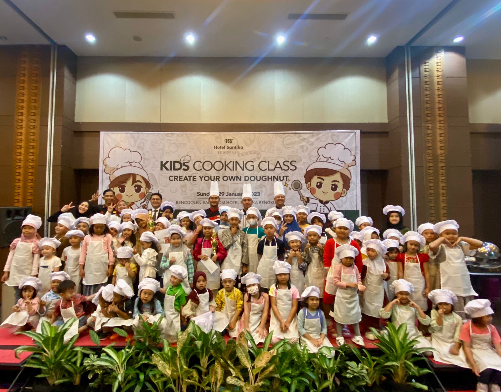 Latih Bakat dan Kreativitas Anak, Hotel Santika Bengkulu Kembali Tawarkan Kids Cooking Class