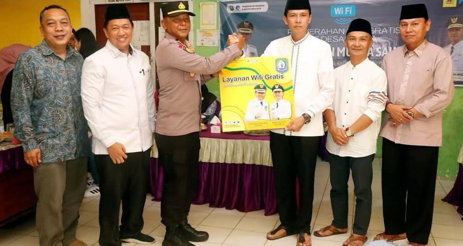 Bupati Kaur Serahkan Wifi Gratis ke 6 Desa, Tingkatkan Konektivitas Digital