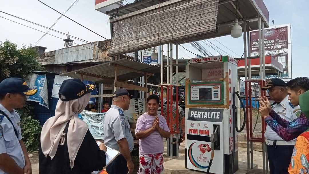 Jualan di Trotoar, Pedagang Pertamini di Bengkulu Dapat Teguran Dishub