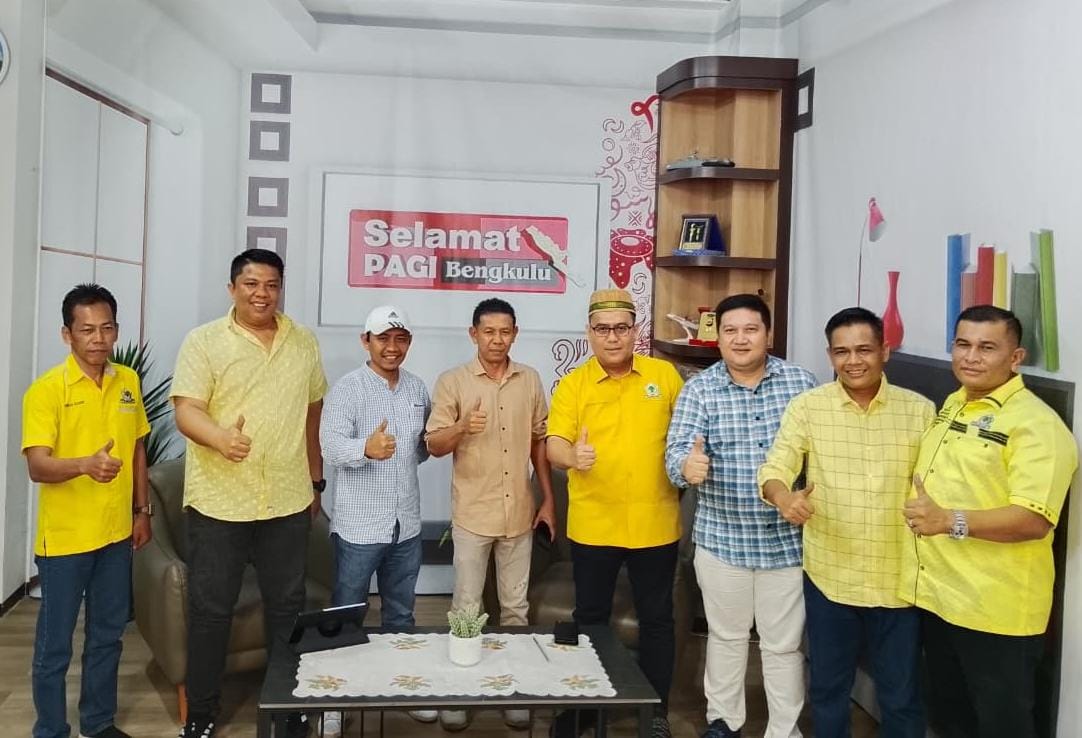 Perkuat Sinergitas Media, Ketua DPD Golkar Provinsi Bengkulu Syamsurachman Kunjungi Graha Pena RB