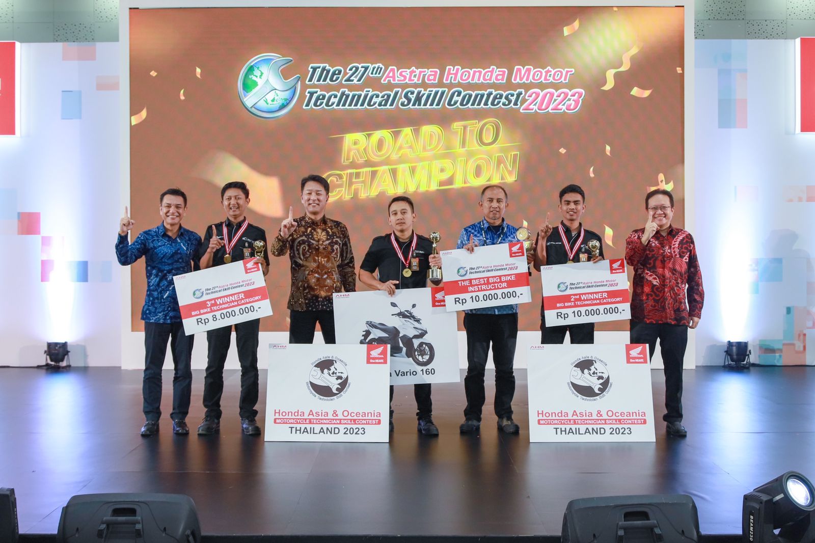 Ini Dia Pemenang Kompetisi Teknisi Sepeda Motor PT AHM