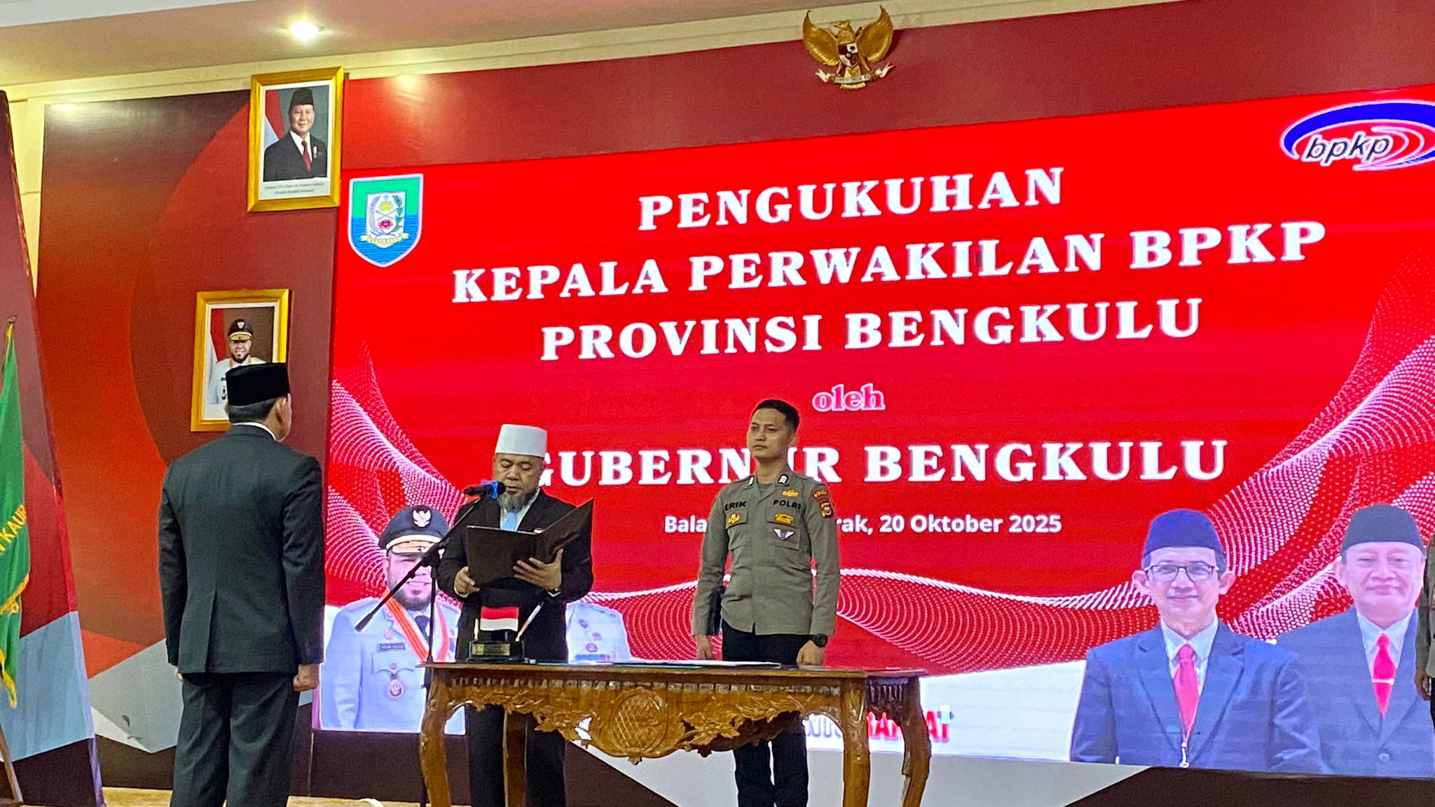 Gubernur Helmi Minta BPKP Provisi Bengkulu Awasi Setiap Rupiah yang Keluar dari APBD