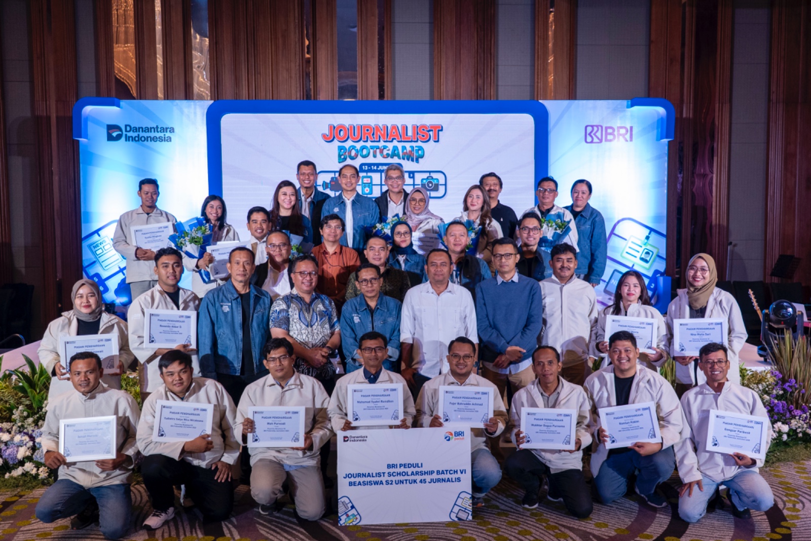 Dukung Insan Pers Berkualitas, BRI Fellowship Journalism 2025 Kukuhkan 45 Jurnalis Penerima S2