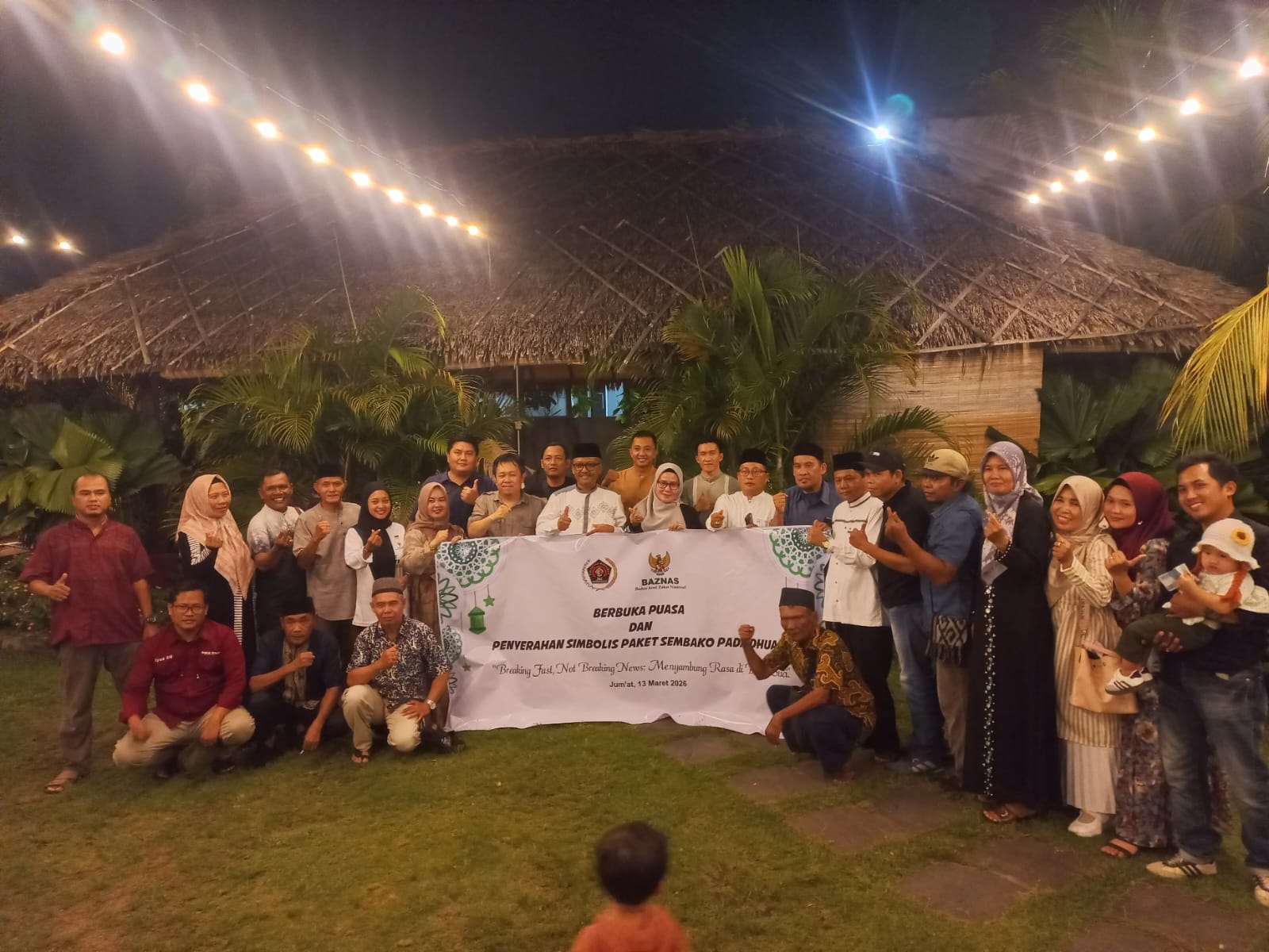 Bukber Terakhir Kepengurusan Marsal Abadi, PWI Bengkulu Gandeng Baznas Santuni Kaum Duafa