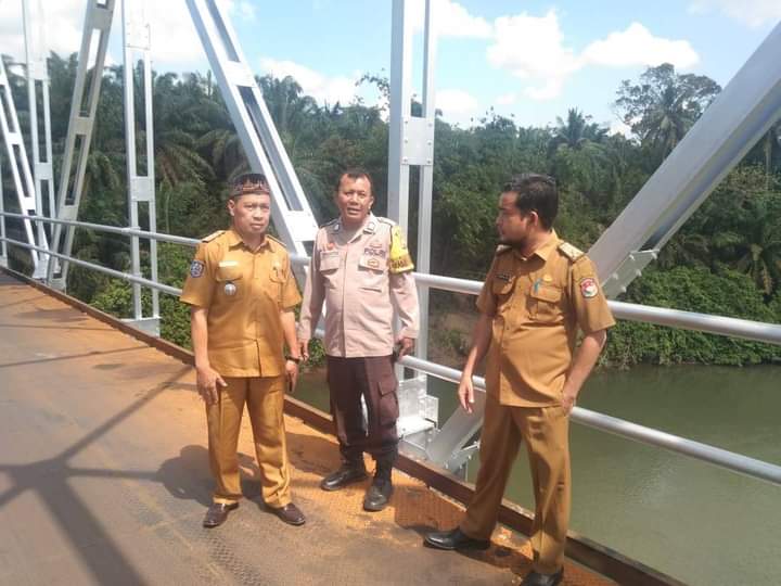 Pembangunan Jembatan SP10 - Lubuk Sanai Tuntas, Pemkab Mukomuko Ajak Rawat Bersama