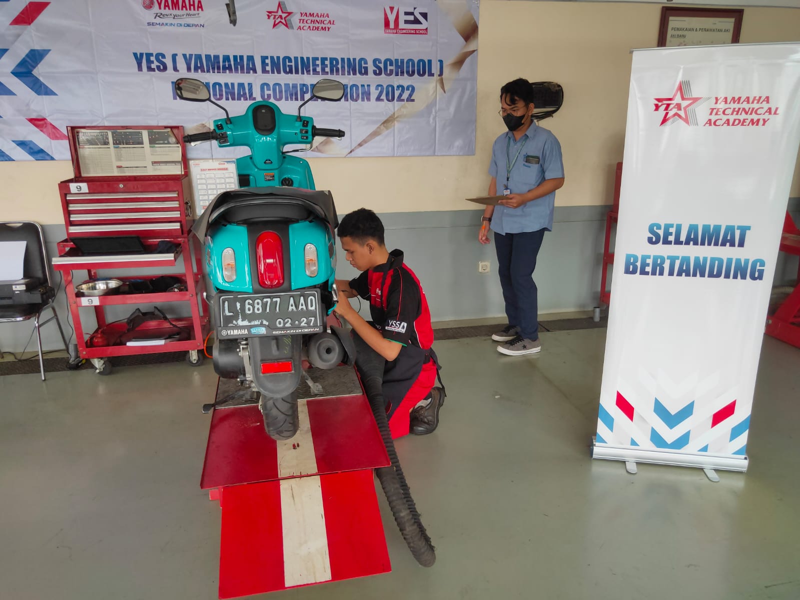 Cetak Teknisi Berkualitas, Yamaha Engineering School Uji Kompetensi Para Teknisi