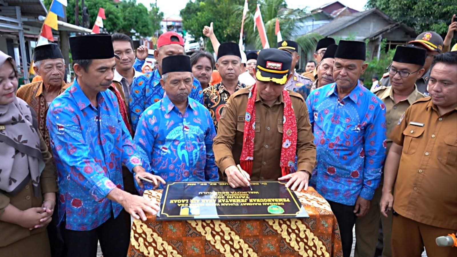 Walikota Bengkulu Resmikan Jembatan Anak Sungai Lagan, Solusi Pengendalian Banjir di Pekan Sabtu