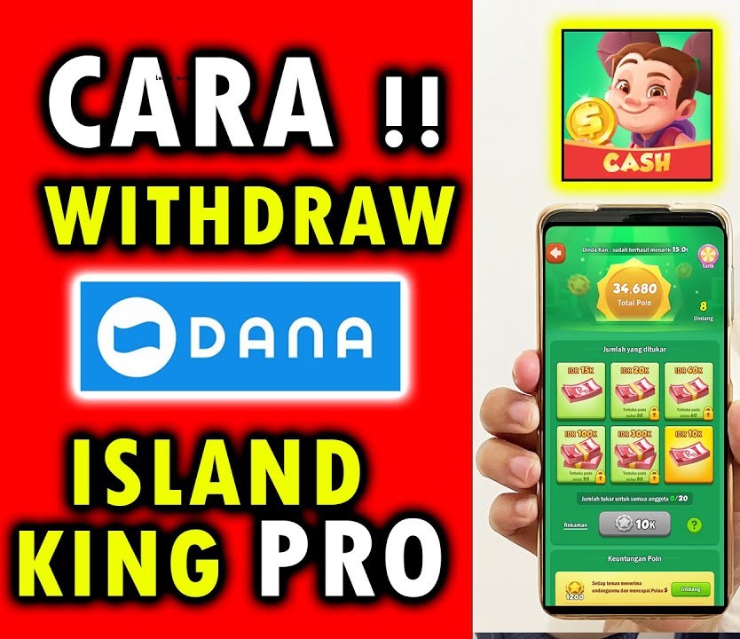 Wajib Coba Game Island King: Bisa Dapat Saldo DANA dan Uang Tunai Langsung Cair!