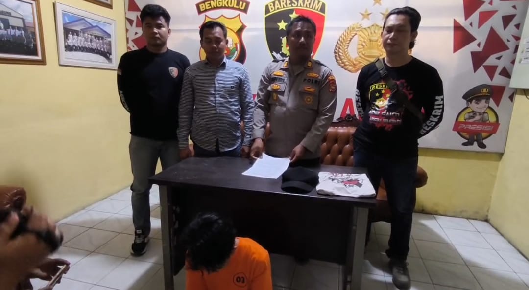 Dua Pekan Buron, Pelaku Pembacokan di Padang Jati Bengkulu Ditangkap Polsek Ratu Agung di Bengkulu Tengah