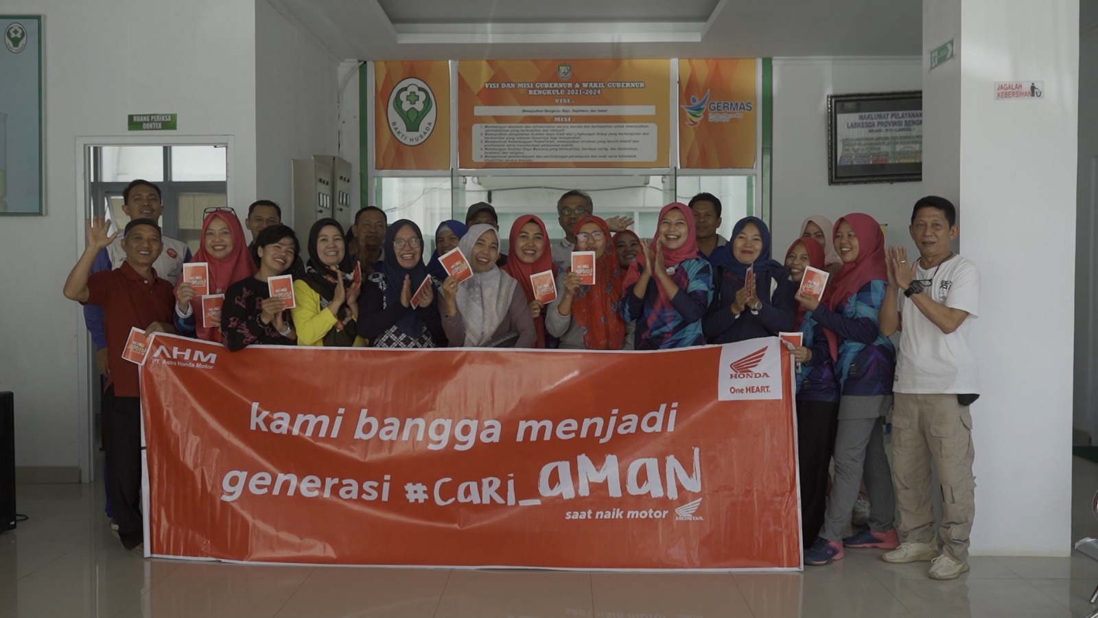 Konsisten Kampanye #Cari_Aman Dalam Berkendara, Astra Motor Bengkulu Mengadakan Edukasi Safety Riding