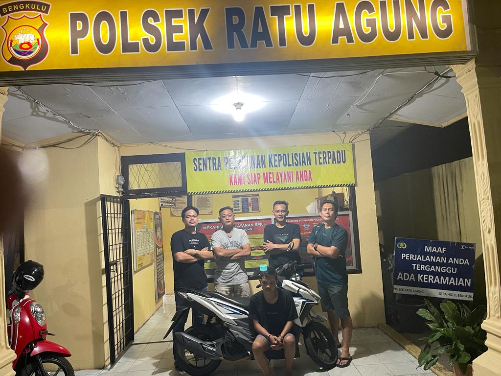 Pemuda Seluma Diringkus Usai Curi Motor di Kota Bengkulu 