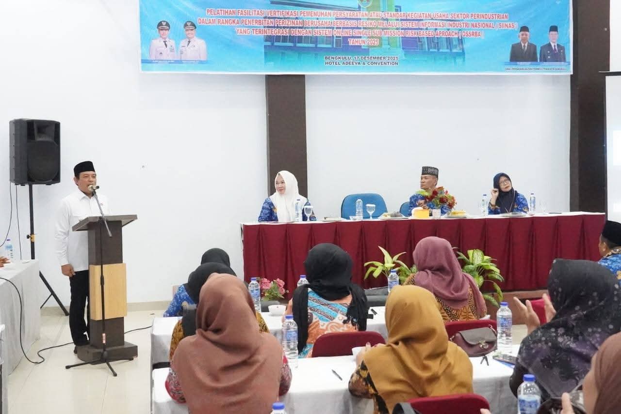 Pemkot Bengkulu Fasilitasi Pelaku Industri Pahami SIINas, Walikota Dorong Produk Lokal Naik Kelas